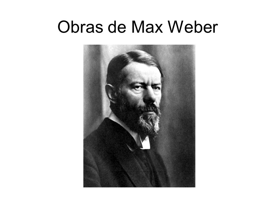 Obras de Max Weber