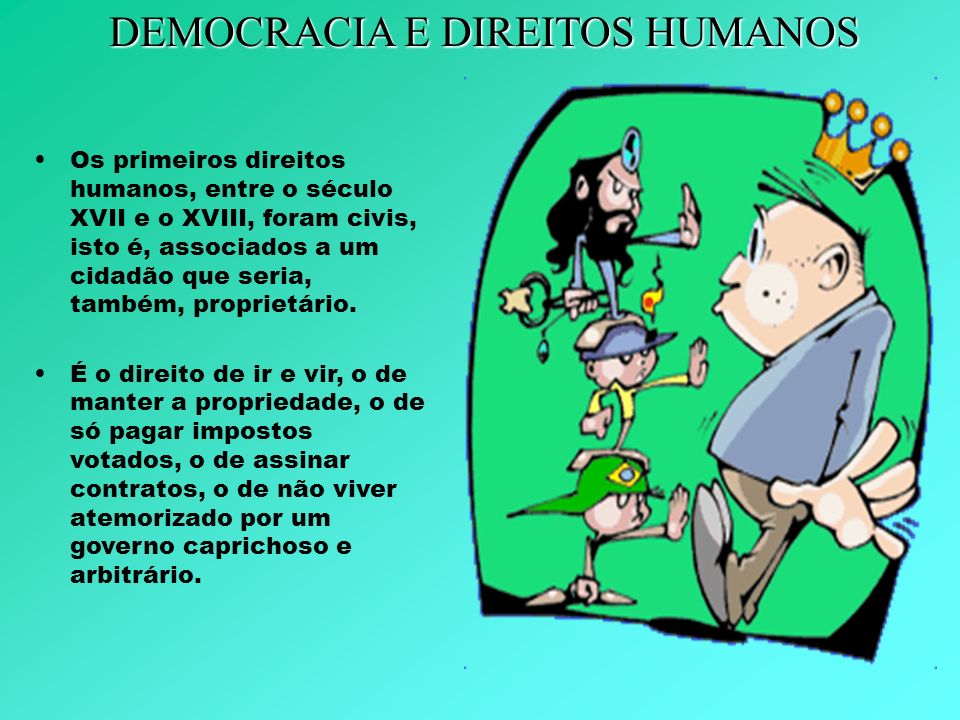DEMOCRACIA E DIREITOS HUMANOS