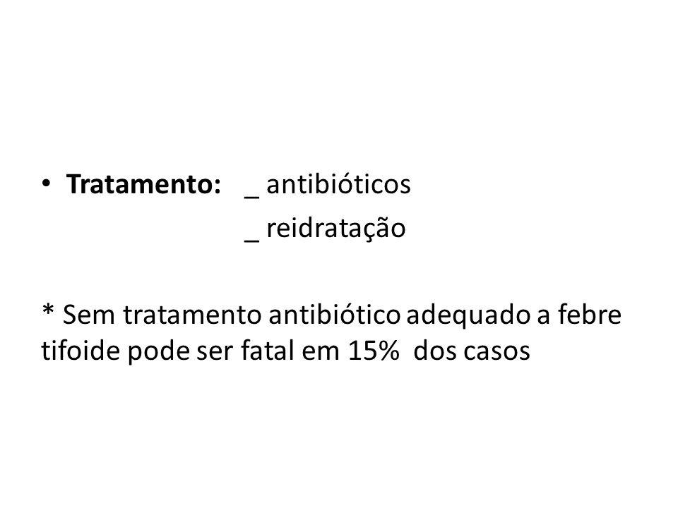 Tratamento: _ antibióticos
