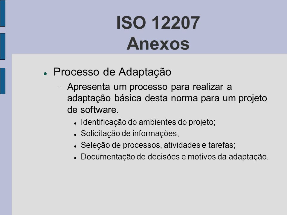 ISO Anexos Processo de Adaptação