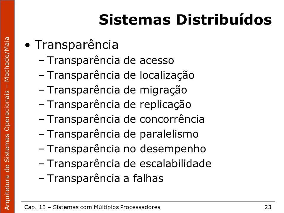 Sistemas Distribuídos