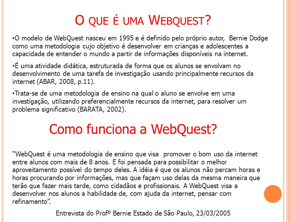 Entrevista do Profº Bernie Estado de São Paulo, 23/03/2005