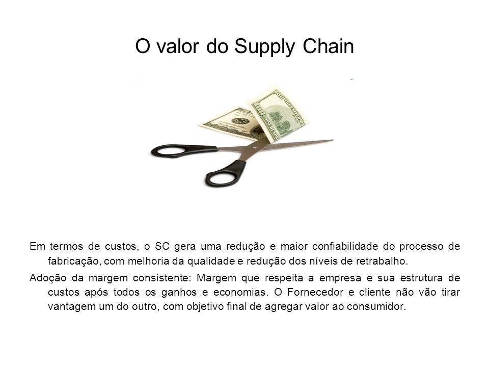 O valor do Supply Chain