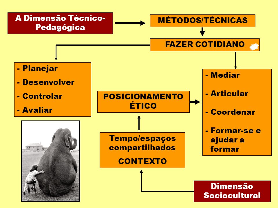 A Dimensão Técnico-Pedagógica MÉTODOS/TÉCNICAS
