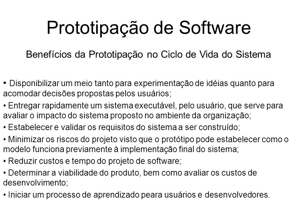 Prototipação de Software