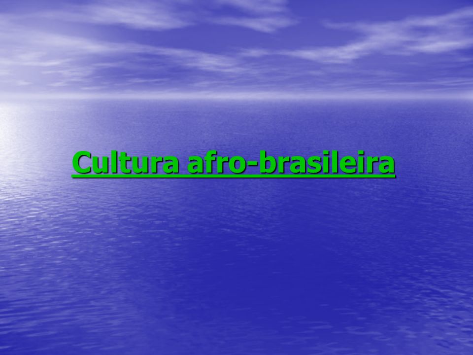 Cultura afro-brasileira