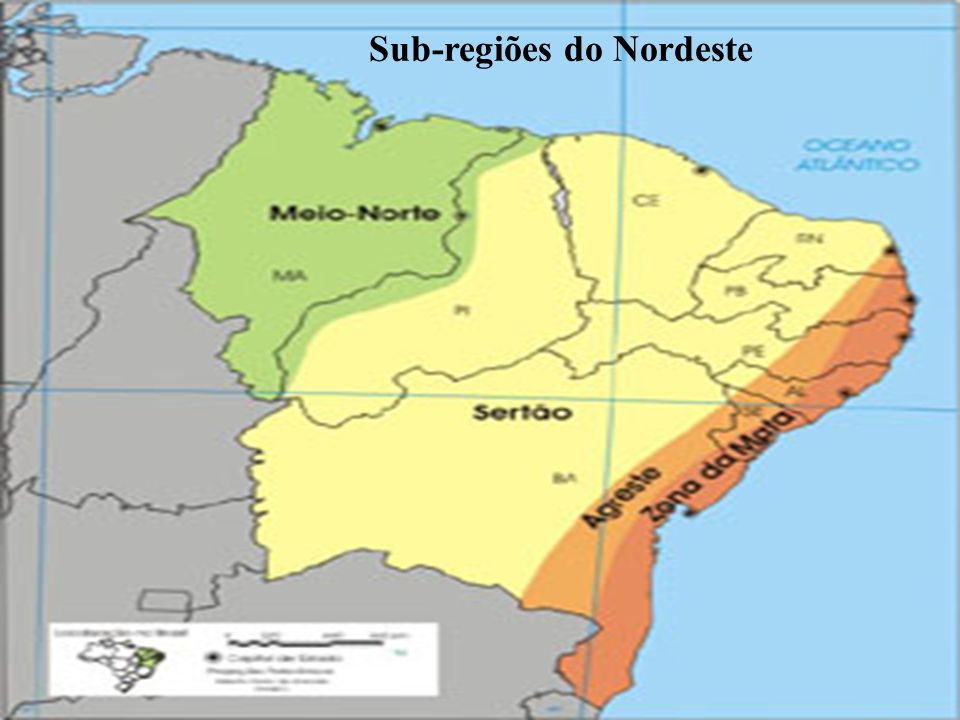 Sub-regiões do Nordeste