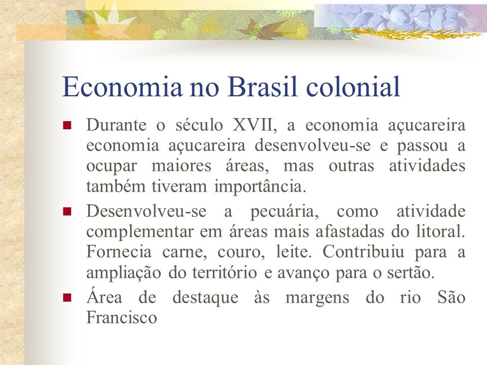Economia no Brasil colonial