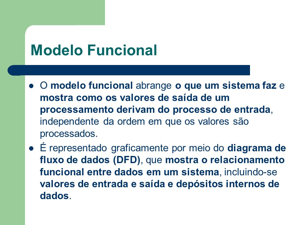 Modelo Funcional