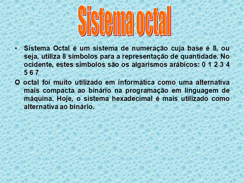 Sistema octal