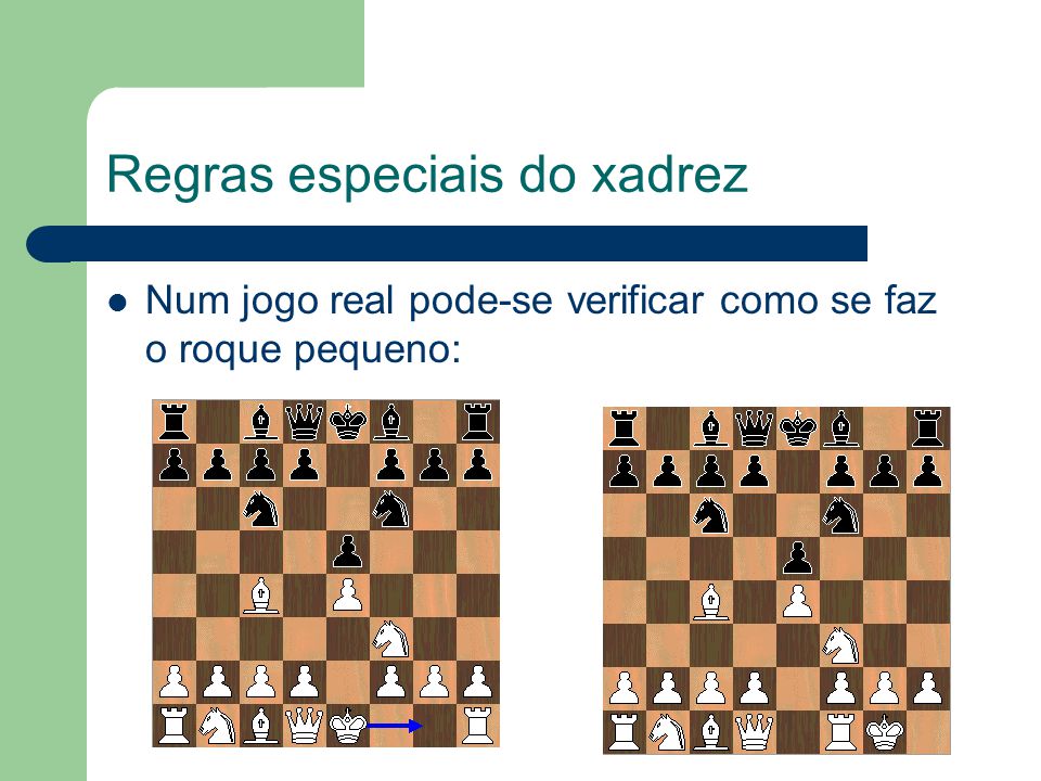 Regras especiais do xadrez