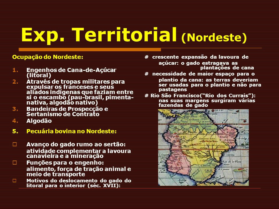 Exp. Territorial (Nordeste)