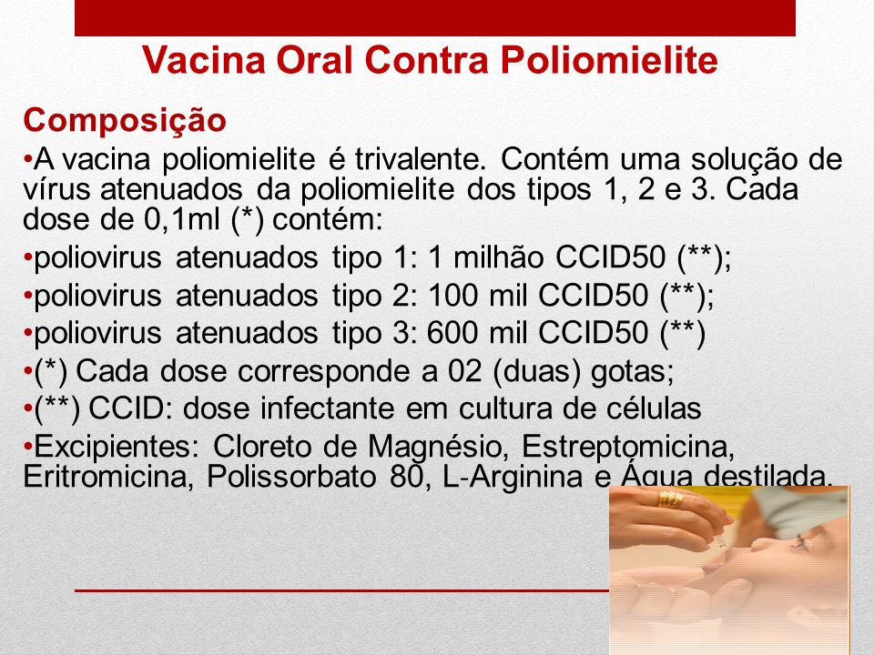 Vacina Oral Contra Poliomielite