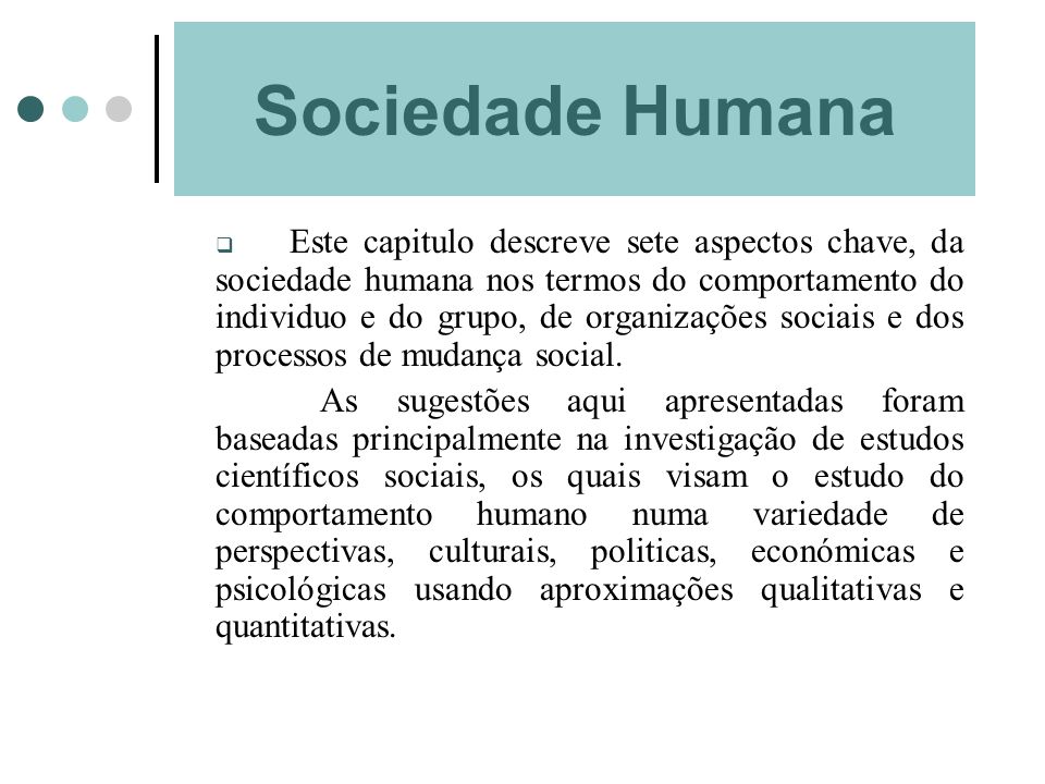 Sociedade Humana