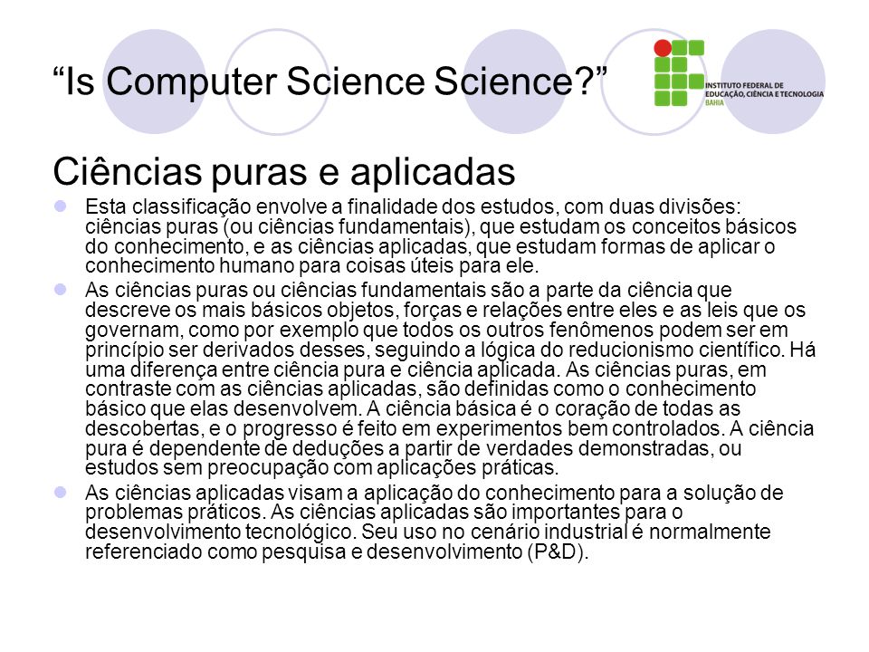 Is Computer Science Science