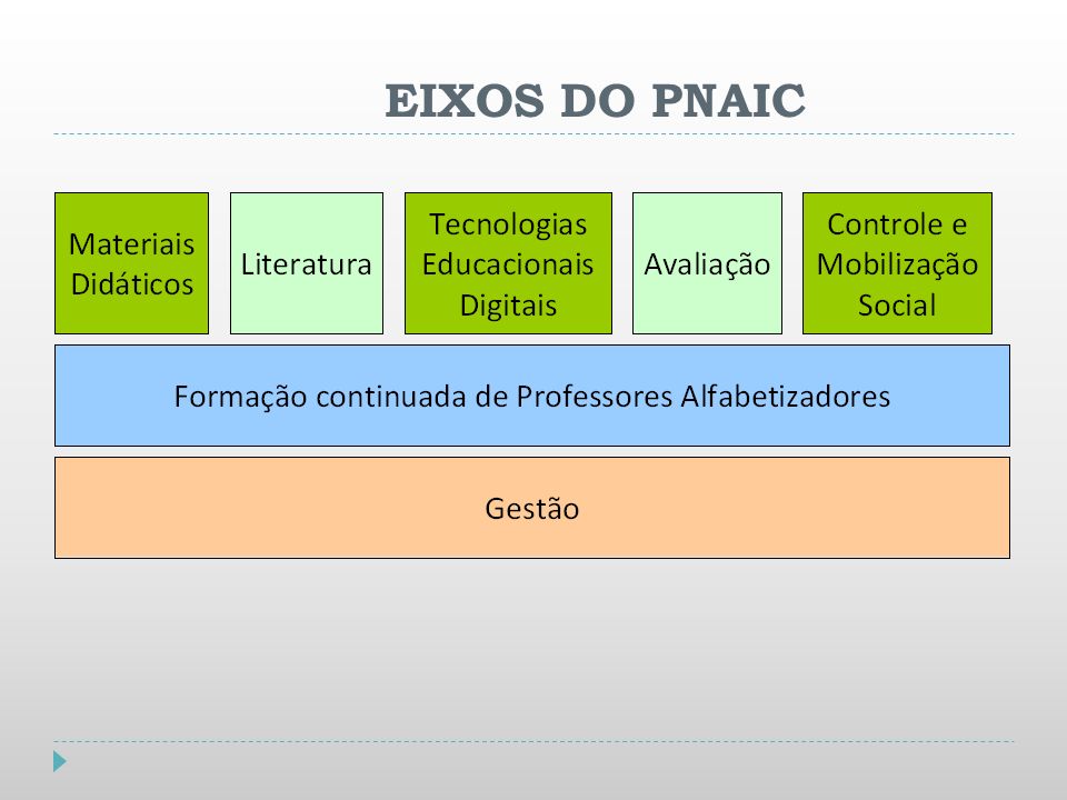 EIXOS DO PNAIC