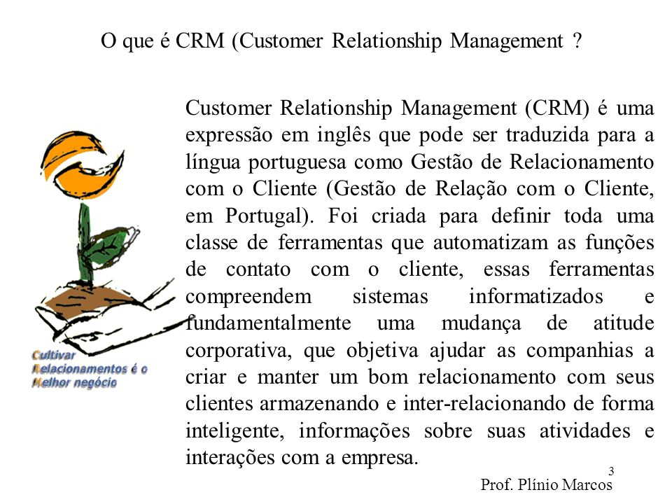 O que é CRM (Customer Relationship Management
