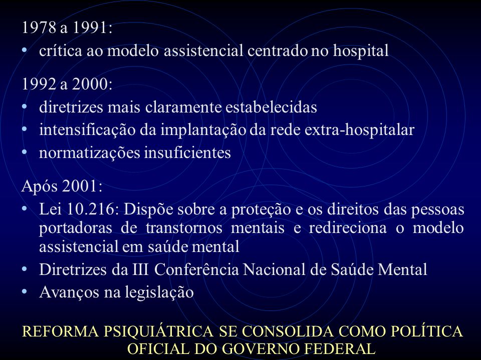 crítica ao modelo assistencial centrado no hospital 1992 a 2000: