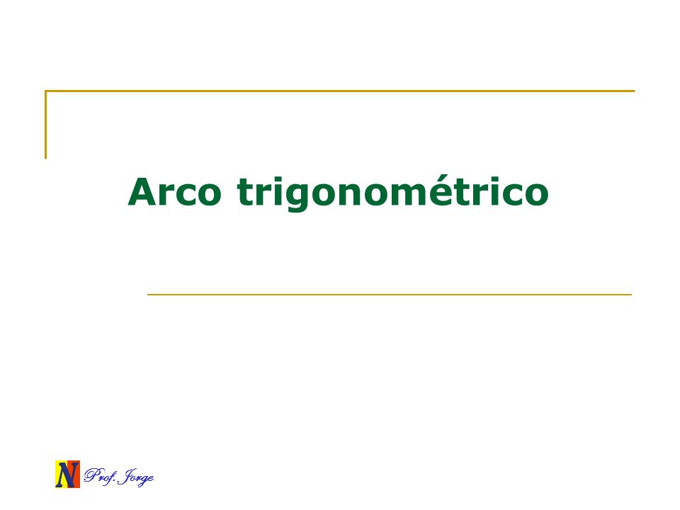 Arco trigonométrico