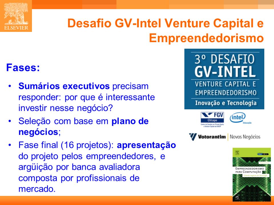 Desafio GV-Intel Venture Capital e Empreendedorismo