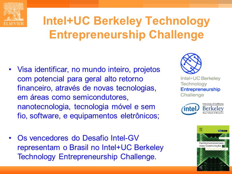 Intel+UC Berkeley Technology Entrepreneurship Challenge
