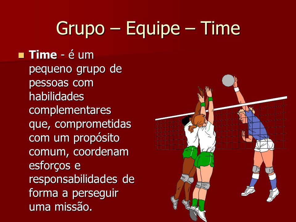 Grupo – Equipe – Time