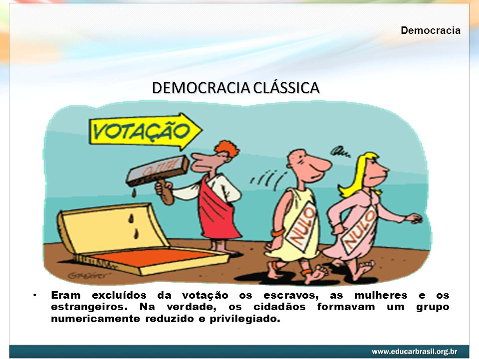 DEMOCRACIA CLÁSSICA Democracia