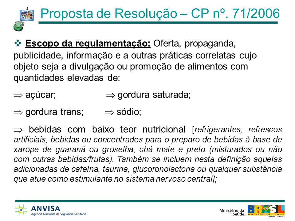Proposta de Resolução – CP nº. 71/2006