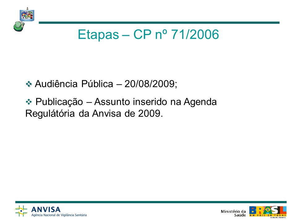 Etapas – CP nº 71/2006 Audiência Pública – 20/08/2009;