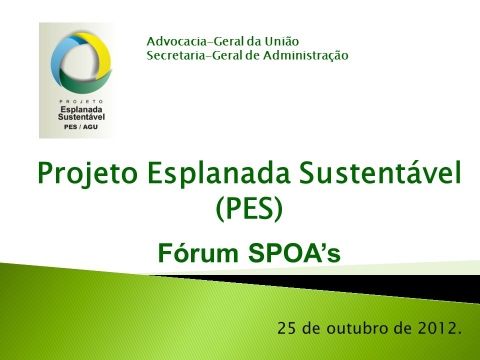 Projeto Esplanada Sustentável (PES)