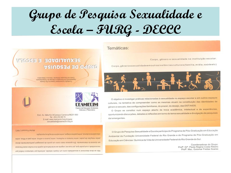 Grupo de Pesquisa Sexualidade e Escola – FURG - DECCC