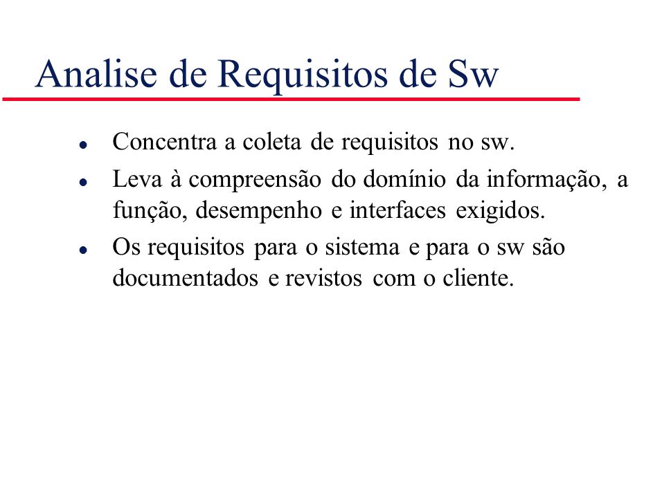 Analise de Requisitos de Sw