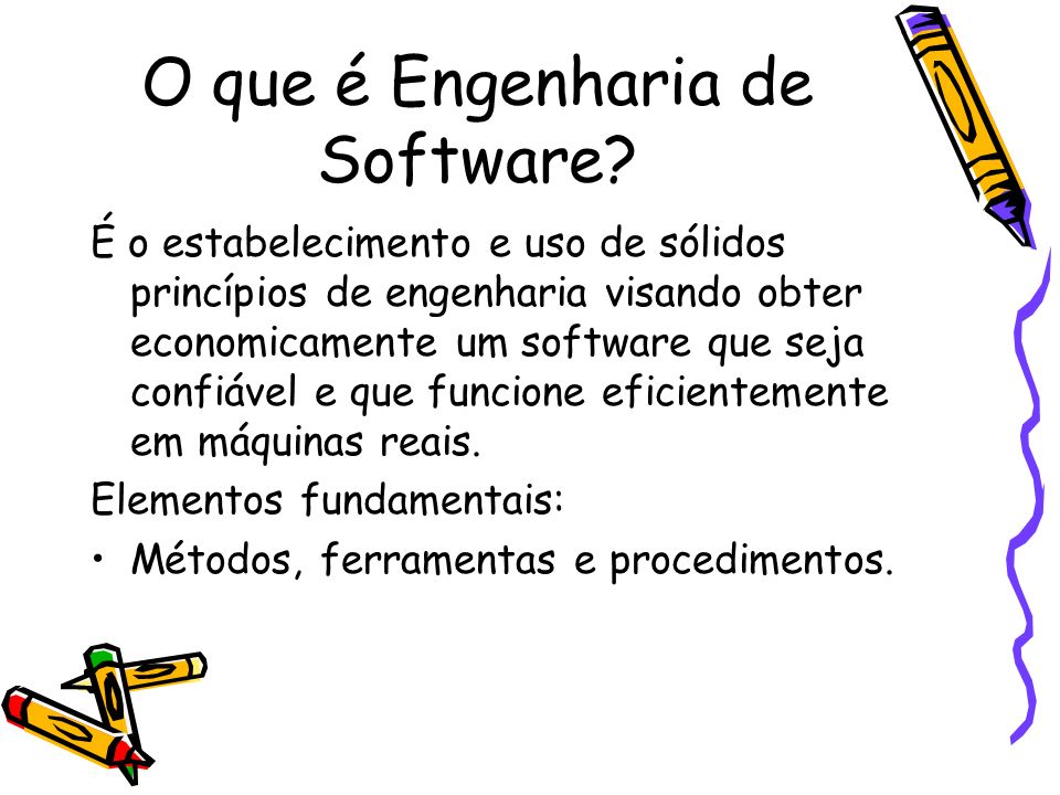 O que é Engenharia de Software
