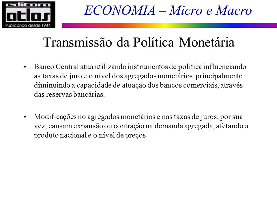 Transmissão da Política Monetária