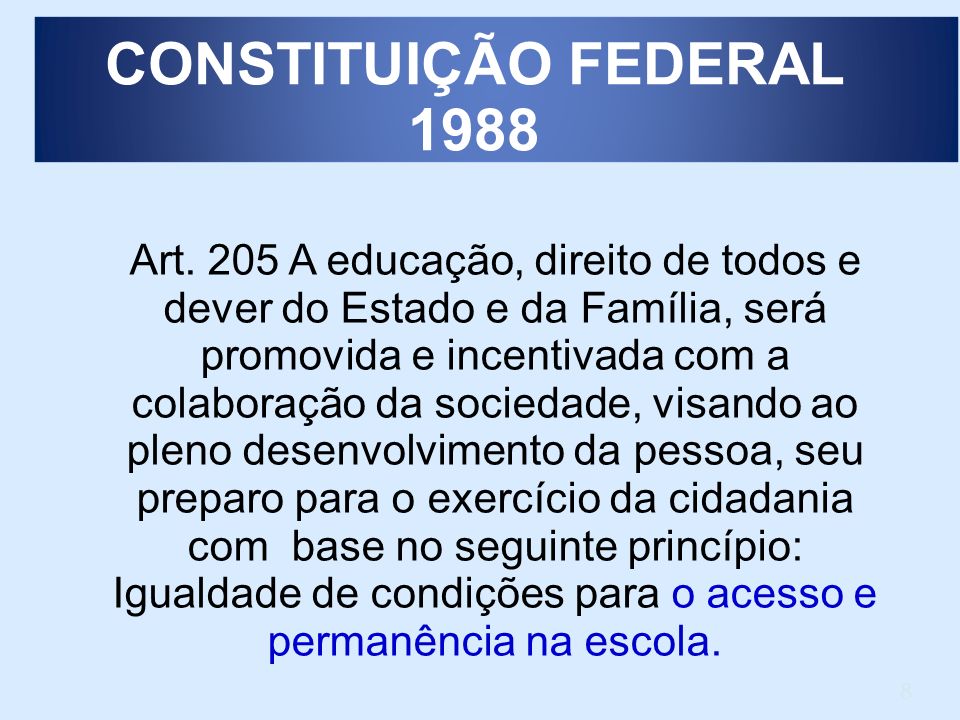 CONSTITUIÇÃO FEDERAL 1988