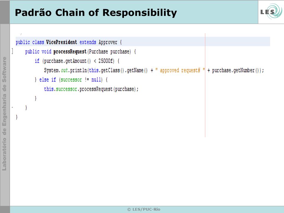 Padrão Chain of Responsibility
