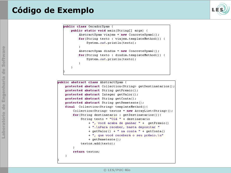 Código de Exemplo © LES/PUC-Rio
