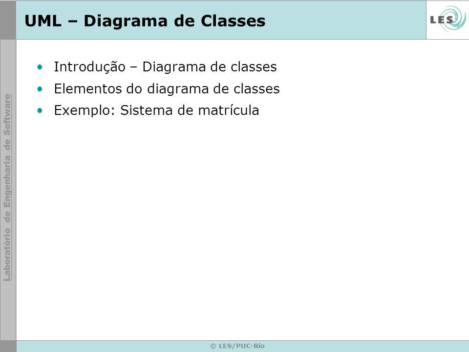 UML – Diagrama de Classes