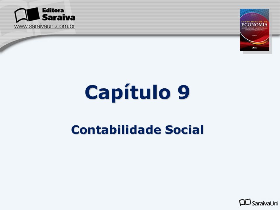 Capítulo 9 Contabilidade Social 2 2 2