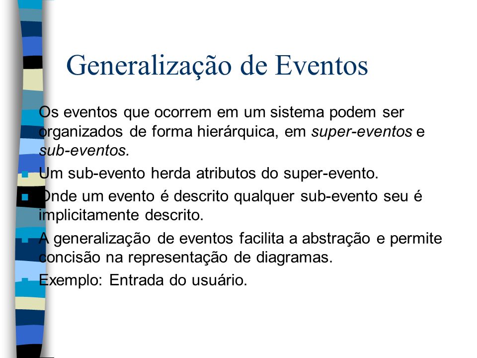 Generalização de Eventos