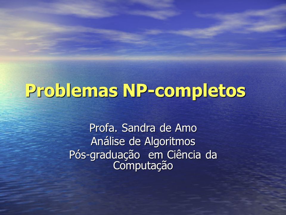 Problemas NP-completos