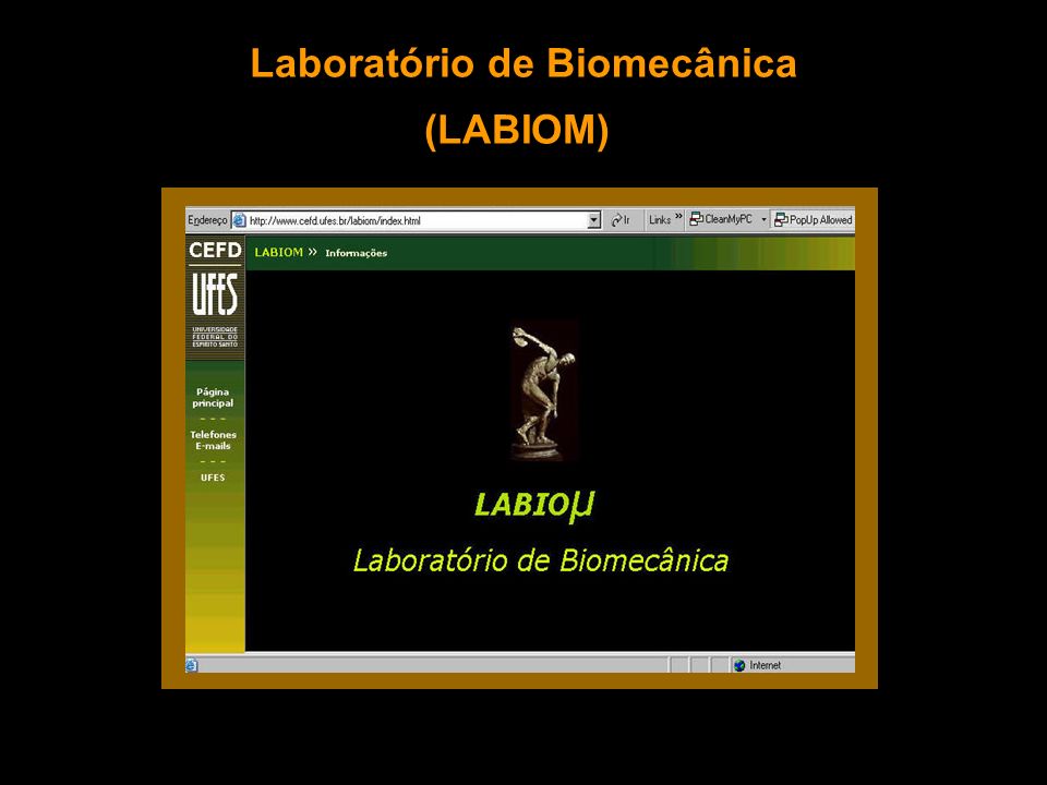 Laboratório de Biomecânica (LABIOM)