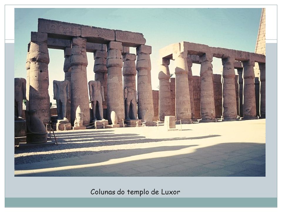 Colunas do templo de Luxor