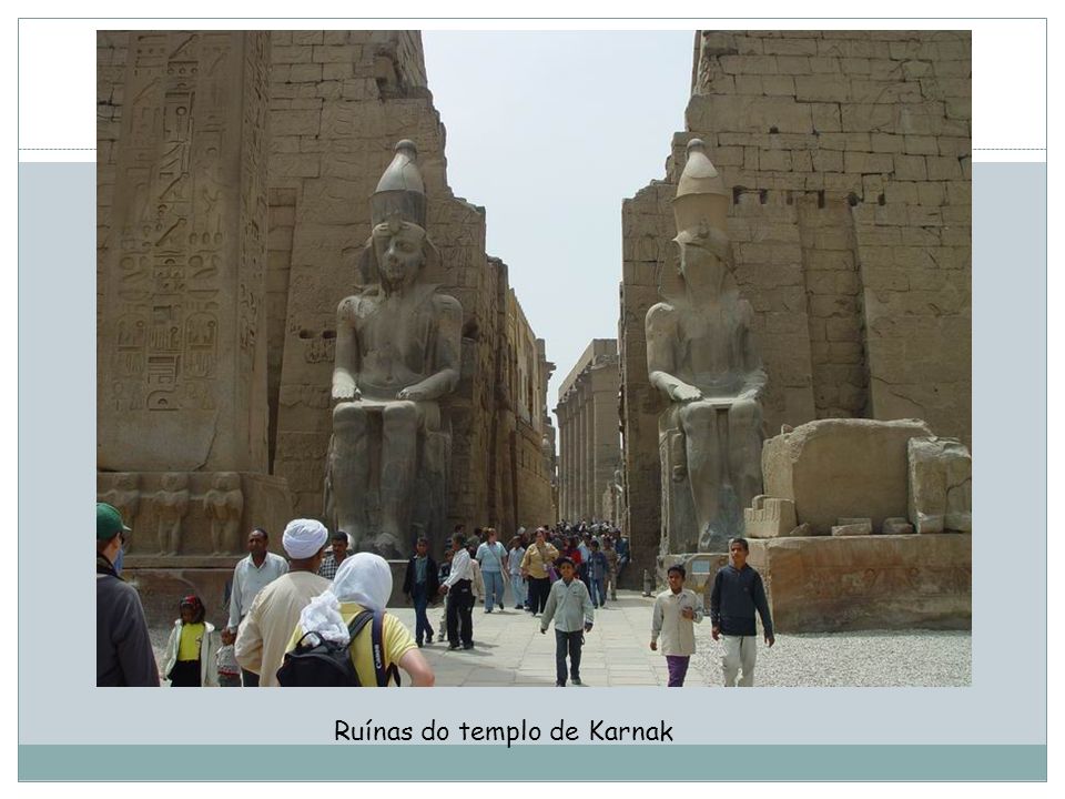 Ruínas do templo de Karnak