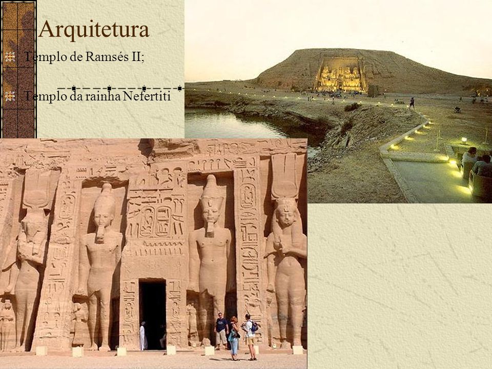 Arquitetura Templo de Ramsés II; Templo da rainha Nefertiti