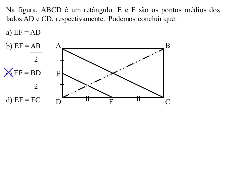 Na figura, ABCD é um retângulo