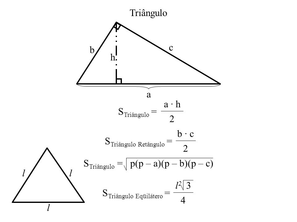STriângulo Retângulo = b · c