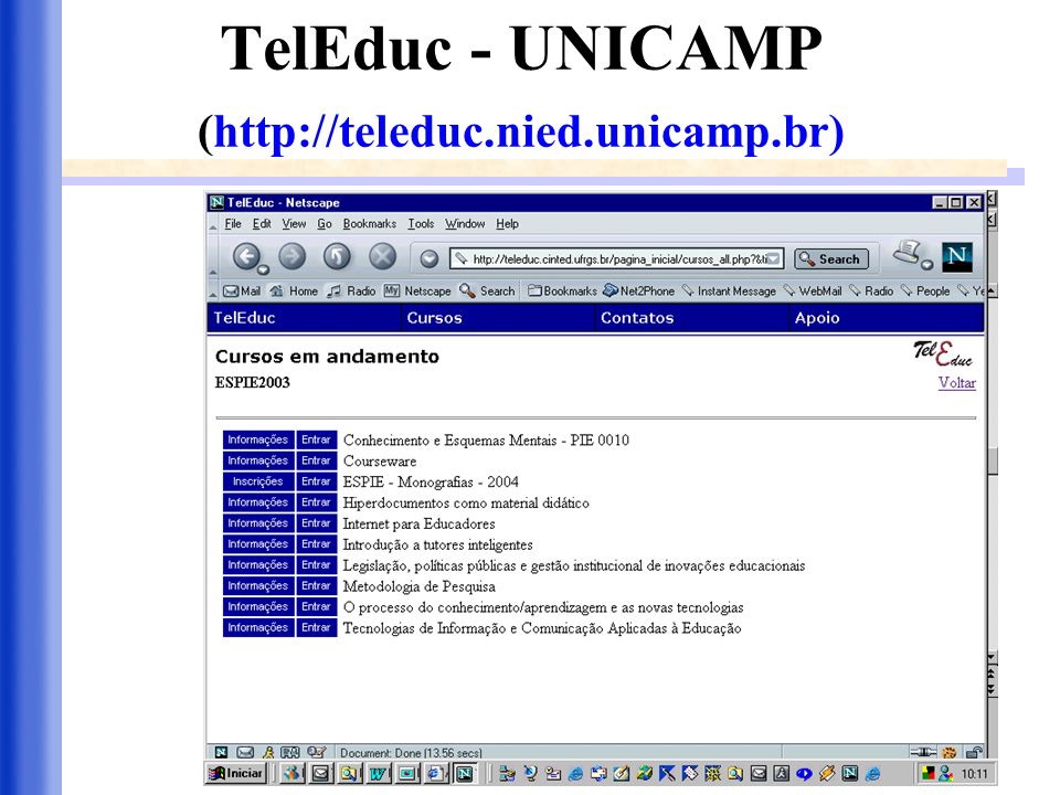 TelEduc - UNICAMP (