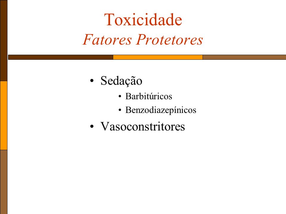 Toxicidade Fatores Protetores