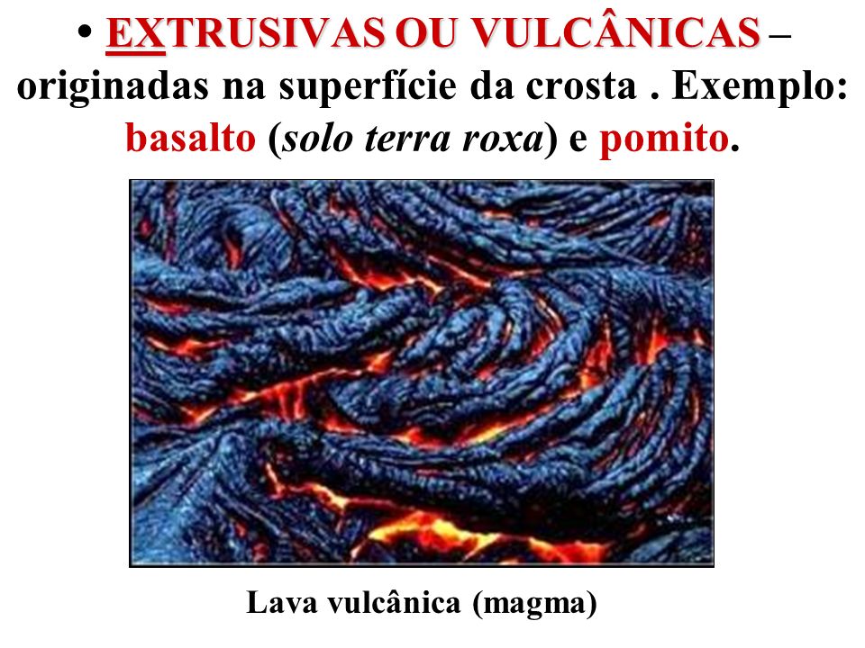 Lava vulcânica (magma)
